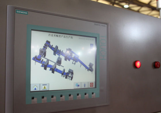 ซื้อ สายการผลิต Croissant ที่มีระบบควบคุมของ Siemens ที่มีระบบหมุนแบบความแม่นยำสูง การผลิตออนไลน์