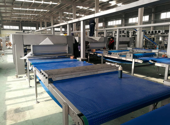 ซื้อ สายการผลิต Pita ของอาหรับพร้อมรับตัวอย่างอุโมงค์ 7 ชั้นสำหรับเลบานอน Pita Machine การผลิตออนไลน์
