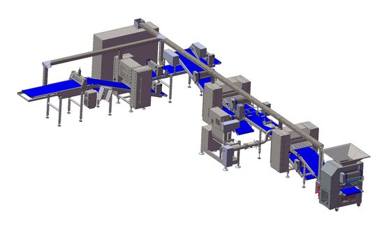 ซื้อ PLC Control Soft Dough Baguette อุปกรณ์ทำขนมปัง online manufacture